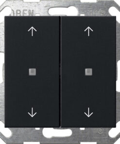 GIRA Btn Rocker 2-G Arrows Oneknx System 55 Black M