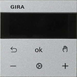 GIRA S3000 Rtc Display System 55 C Alum