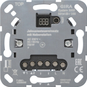 GIRA S3000 Blind Ctrl Ins  + Aux Inputs Insert