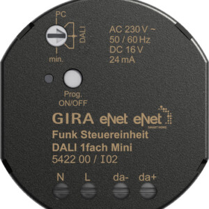 GIRA Wl Ctrl Unit Dali 1-G Mini Gira Enet