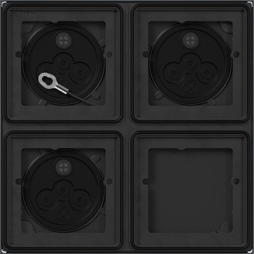 GIRA Sm Hous  2X 2-G System 106 Anthra