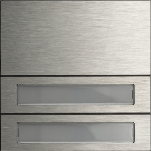 GIRA Call-Btn Mod 2-G System 106 Stainl Steel V4A