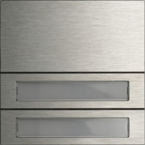 GIRA Call-Btn Mod 2-G System 106 Stainl Steel