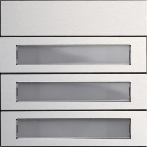 GIRA Call Btn Mod 3-G System 106 Alum