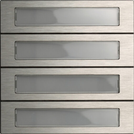 GIRA Call Btn Mod 4-G System 106 Stainl Steel