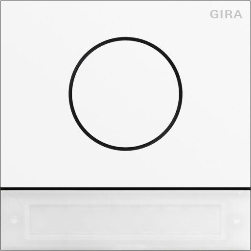 GIRA Door St Mod  Start-Up Btn System 106 Traffic White(Lac )