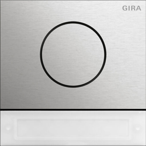 GIRA Door St Mod  Start-Up Btn System 106 Stainl Steel V4A