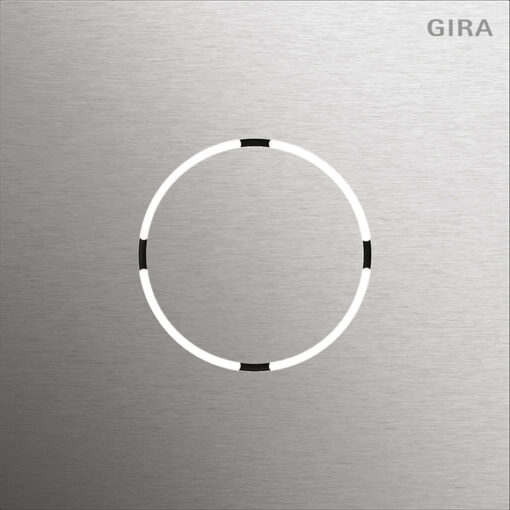 GIRA Front Pl  Intercom Mod  System 106 Stainl Steel V4A
