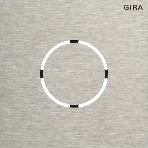 GIRA Front Pl  Intercom Mod  System 106 Stainl Steel