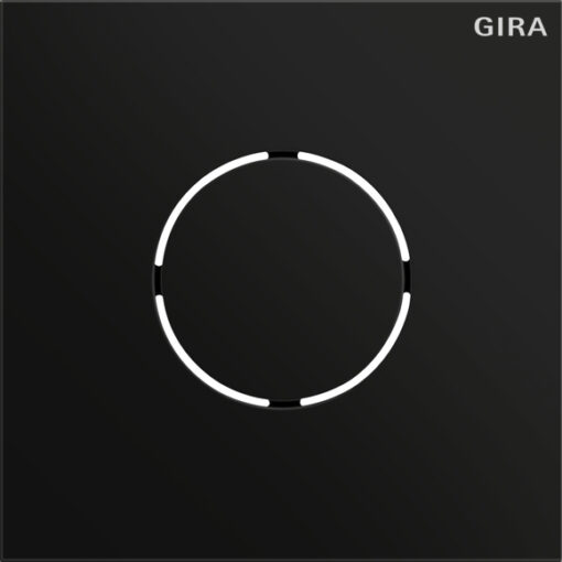 GIRA Front Pl  Intercom Mod  System 106 Black M