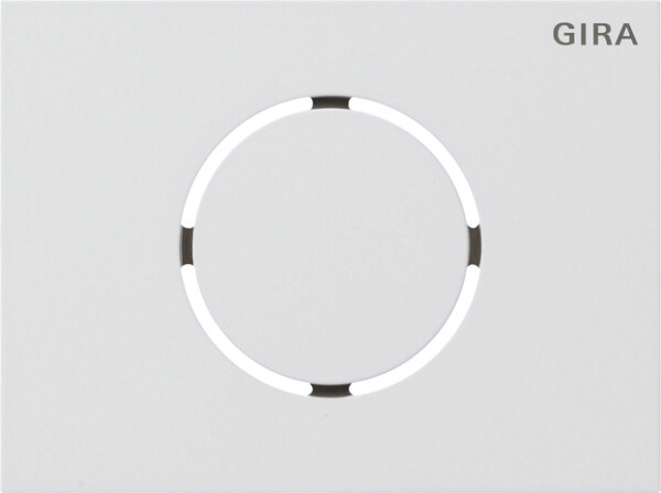 GIRA Front Pl  Door St Mod  System 106 Traffic White(Lac )