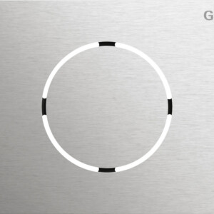 GIRA Front Pl  Door St Mod  System 106 Stainl Steel V4A