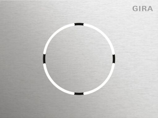 GIRA Front Pl  Door St Mod  System 106 Stainl Steel V4A