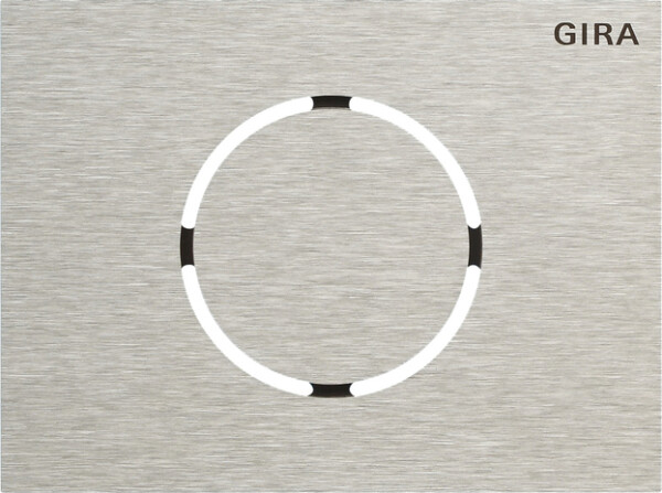 GIRA Front Pl  Door St Mod  System 106 Stainl Steel