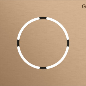 GIRA Front Pl  Door St Mod  System 106 Bronze