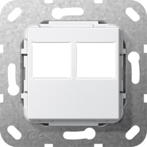 GIRA Mj 2-G Lexcom Jack Cover P White