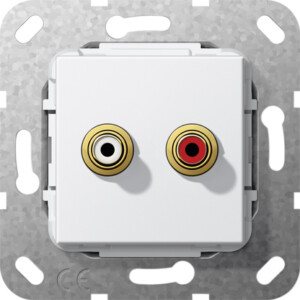 GIRA C-Audio G-Ch Insert P White
