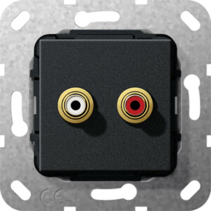 GIRA C-Audio G-Ch Insert Black M