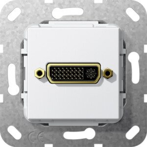 GIRA Dvi (24+5) G-Ch Insert P White