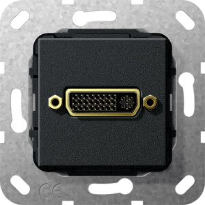 GIRA Dvi (24+5) G-Ch Insert Black M