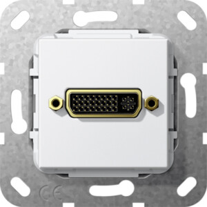 GIRA Dvi (24+5) Break Cab  Insert P White