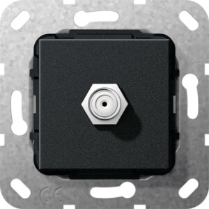 GIRA Sat F Jack G-Ch Insert Black M