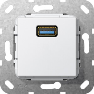 GIRA Usb 3 0 A G-Ch Insert P White