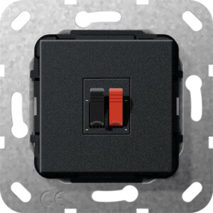 GIRA Speaker Conn  1-G Insert Black M