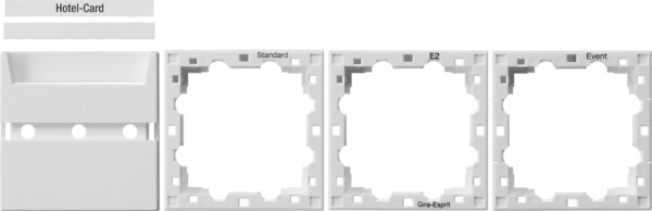 GIRA Accs  Hotel-Card System 55 P White