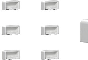 GIRA 10 X End Cap Phase Busbar Accessories