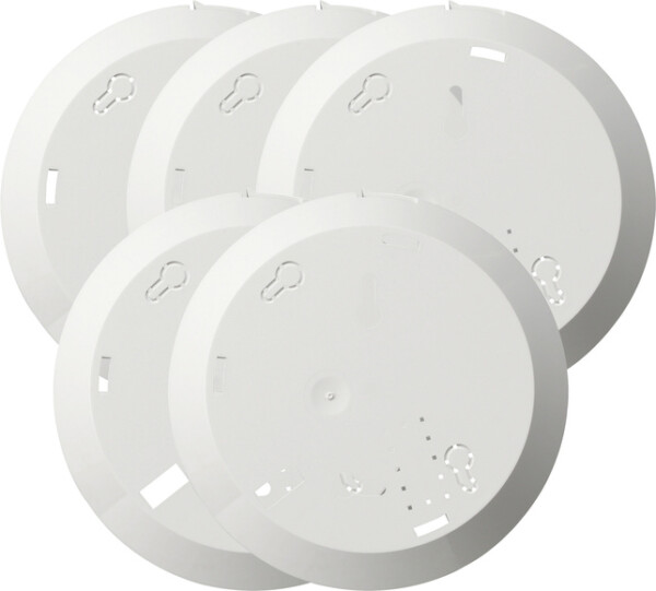 GIRA Set Mount Pl  5 Pcs  Sad Dual Q Smoke Alarm Device P White M