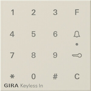 GIRA Top Keypad System 55 Cr White