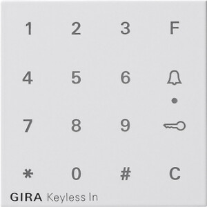 GIRA Top Keypad System 55 P White
