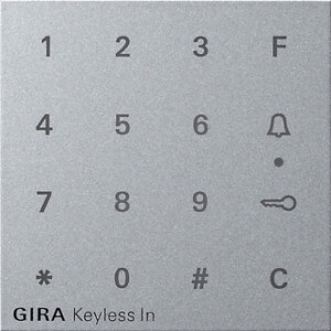 GIRA Top Keypad System 55 C Alum