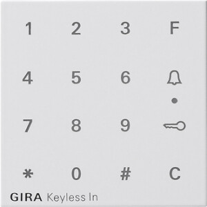 GIRA Top Keypad System 55 P White M