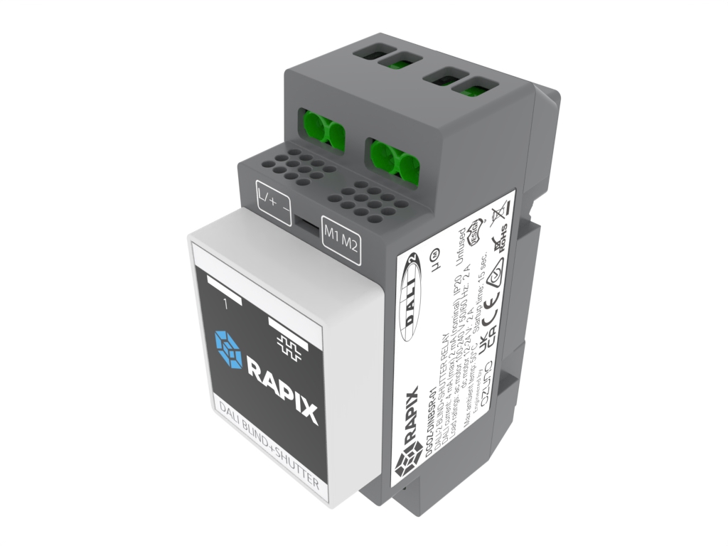 RAPIX DALI-2 DIN Blind and Shutter Relay - suitable for blind/curtain/shutter motors, AC and DC (New Product) (Available June 2023) - Image 6