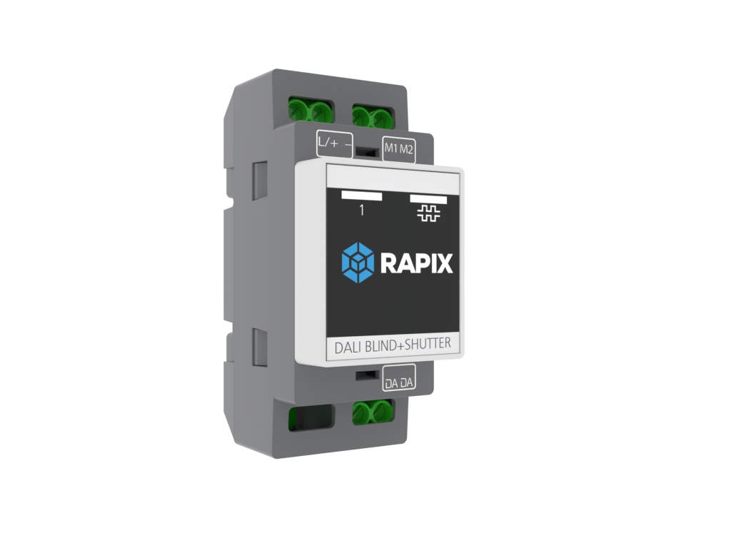 RAPIX DALI-2 DIN Blind and Shutter Relay - suitable for blind/curtain/shutter motors, AC and DC (New Product) (Available June 2023) - Image 2