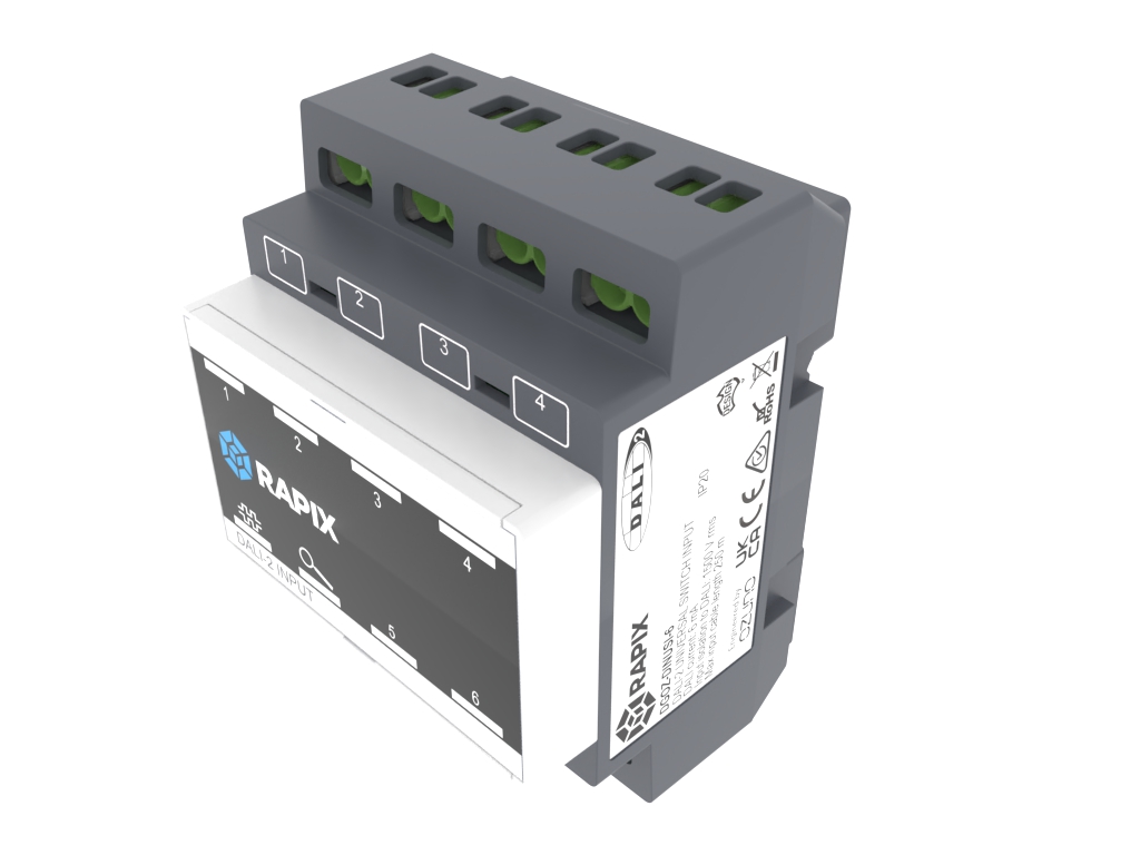DALI-2 DIN Rail - Universal Switch Input module for inputs (Momentary switch, Toggle switch, or Dry Contact Motion Sensor) - Image 5