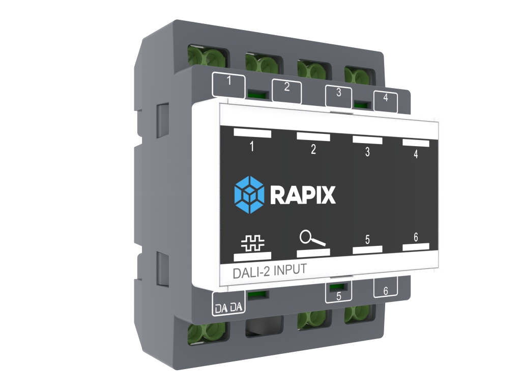 DALI-2 DIN Rail - Universal Switch Input module for inputs (Momentary switch, Toggle switch, or Dry Contact Motion Sensor) - Image 4