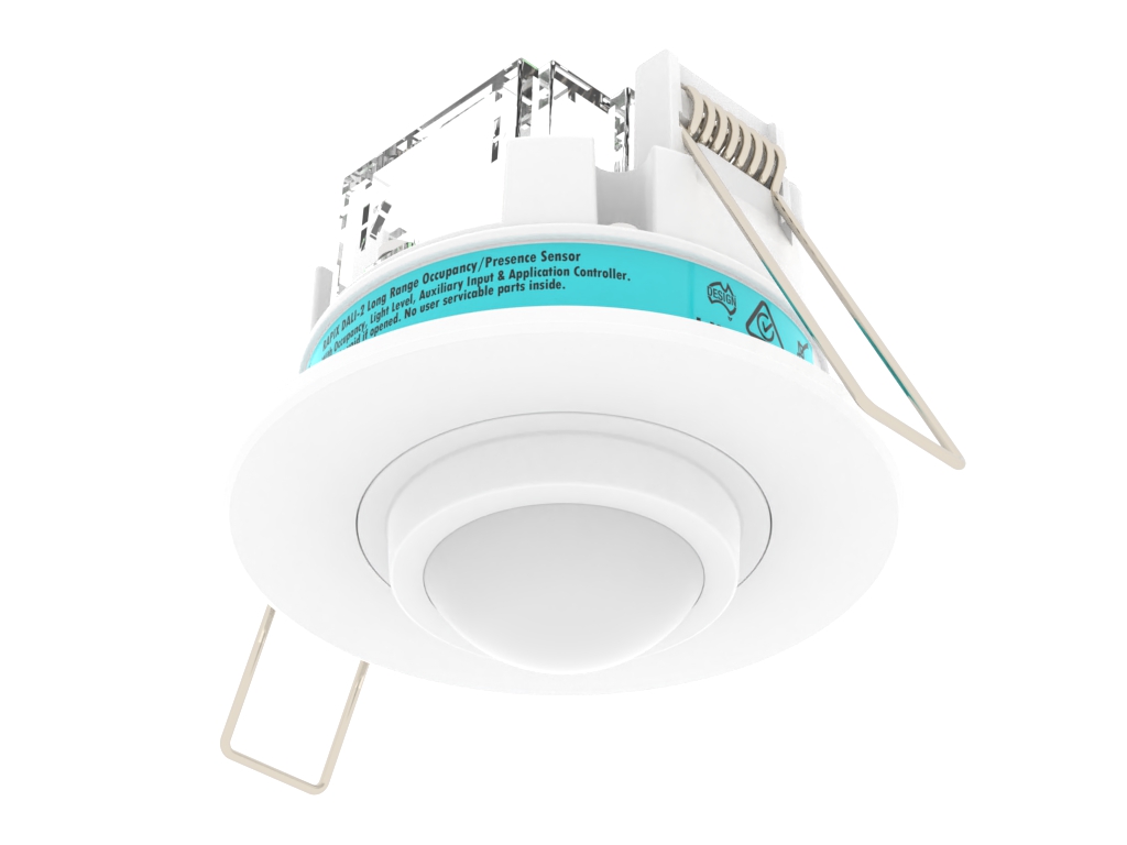 RAPIX DALI-2 LONG RANGE Occupancy and Light Level Sensor - Includes dry contact input - White - Image 4