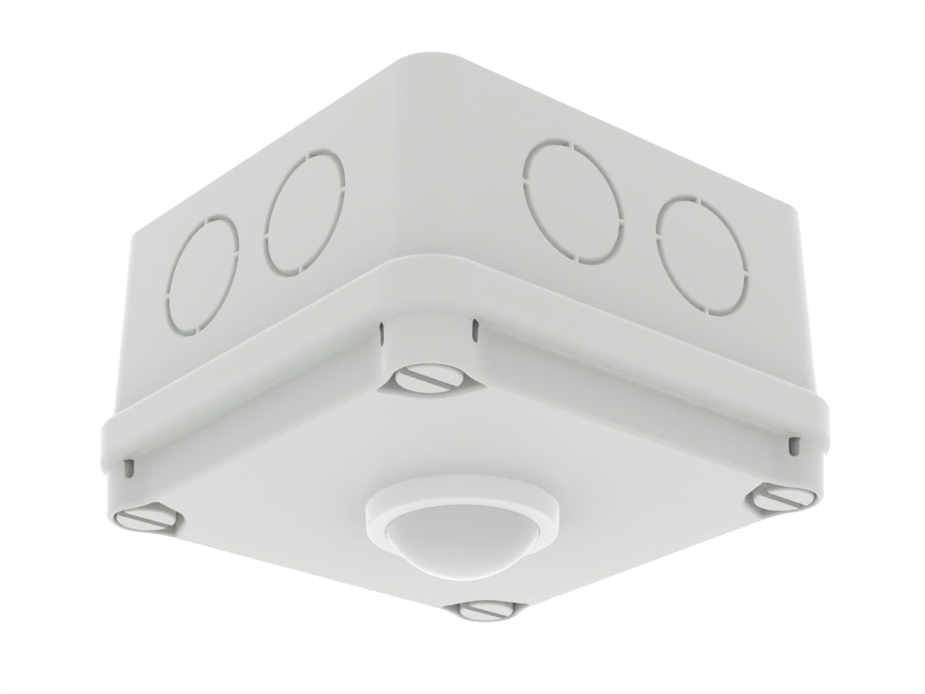RAPIX DALI-2 LONG RANGE Occupancy and Light Level Sensor (IP65 Rated) - Includes dry contact input - Grey