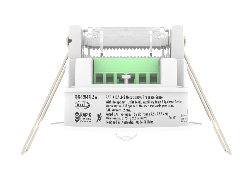 RAPIX DALI-2 Occupancy and Light Level Sensor - Includes dry contact input - White - Image 5