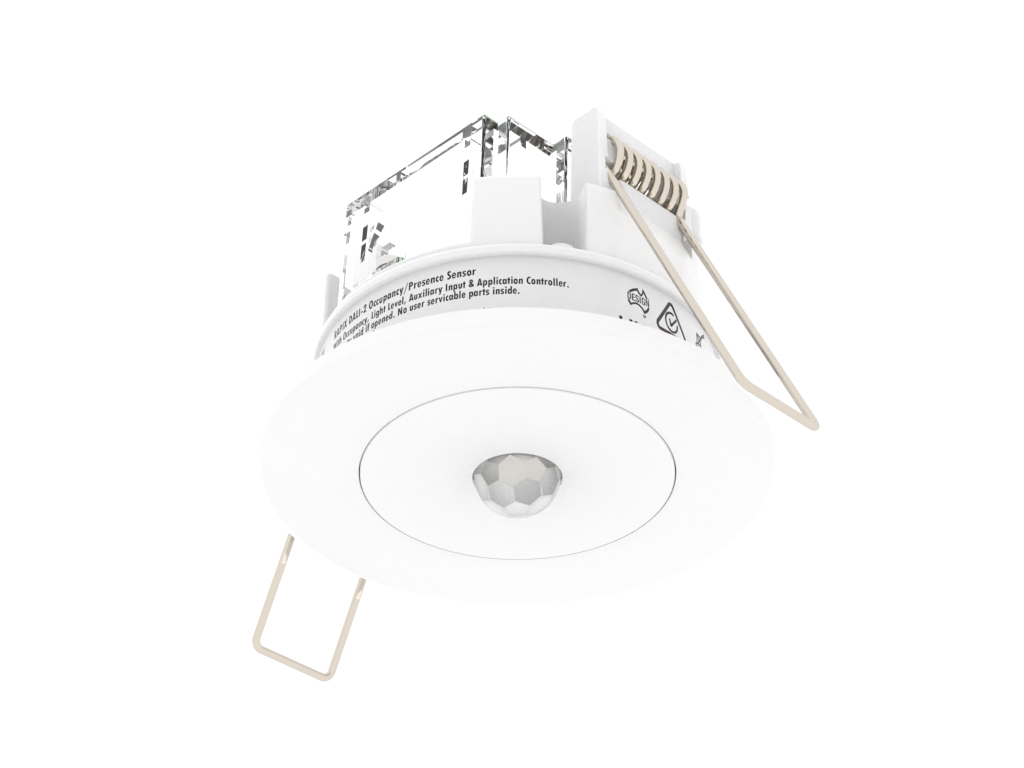 RAPIX DALI-2 Occupancy and Light Level Sensor - Includes dry contact input - White