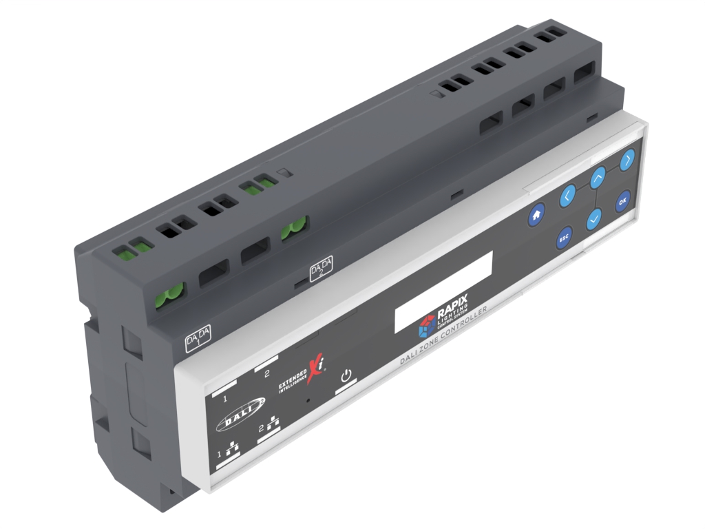 RAPIX LCS Zone Controller - 2 DALI Lines, Dual Ethernet, LCD Screen (Does not include DC Switch Mode Power Supply) - Image 7