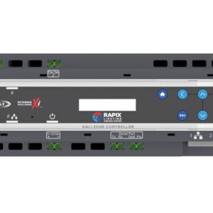 RAPIX LCS Zone Controller - 2 DALI Lines, Dual Ethernet, LCD Screen (Does not include DC Switch Mode Power Supply)