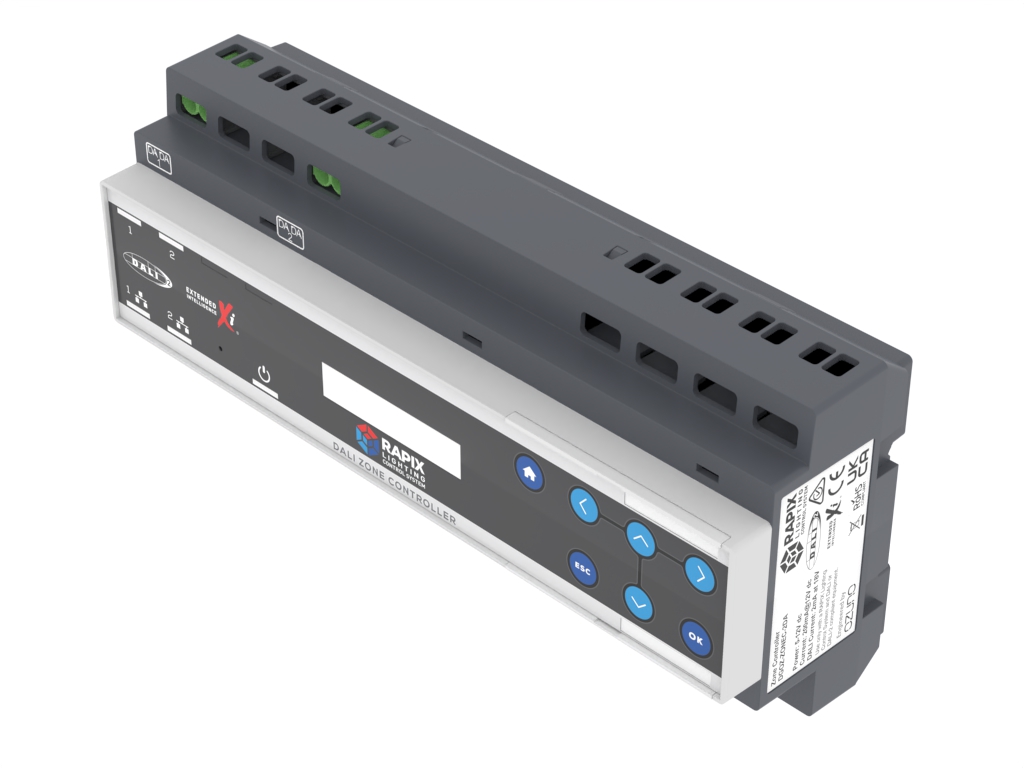 RAPIX LCS Zone Controller - 2 DALI Lines, Dual Ethernet, LCD Screen (Does not include DC Switch Mode Power Supply) - Image 5