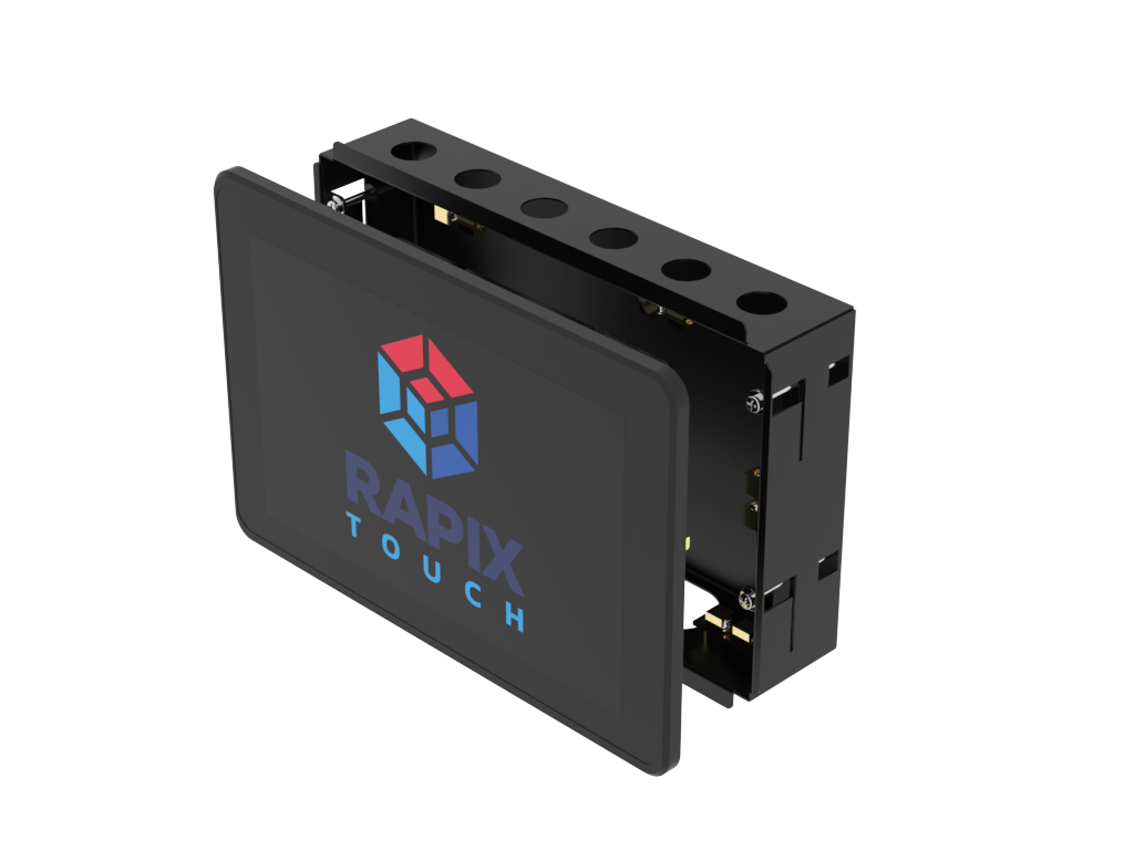 RAPIX LCD 10 inch Touch Sceen (Black) - Capacitive Touch, Multiple Pages, With RAPIX TOUCH pre-installed, includes plasterboard wall mounting enclosure - Image 4