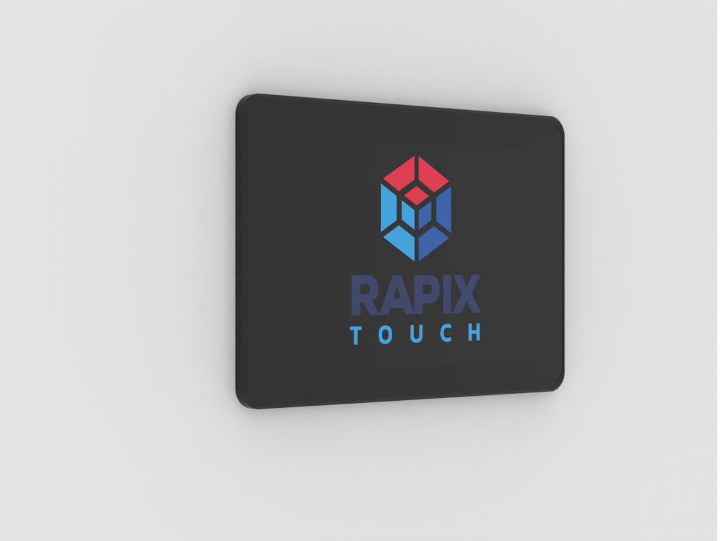 RAPIX LCD 10 inch Touch Sceen (Black) - Capacitive Touch, Multiple Pages, With RAPIX TOUCH pre-installed, includes plasterboard wall mounting enclosure - Image 3