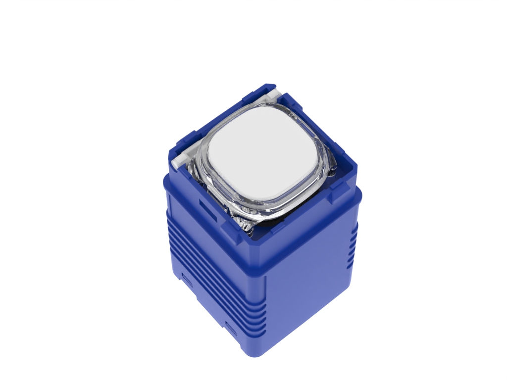 DALI-2 Modular Switch Range - Master Push Switch CLASSIC Style with white LED backlights - Image 3