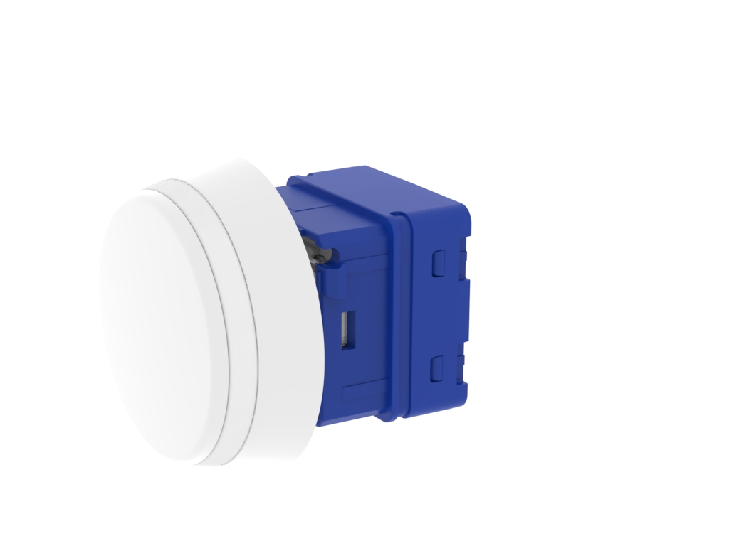 DALI-2 Modular Switch Range - Slave Rotary Switch with white LED backlights (SINGLE) - Image 9